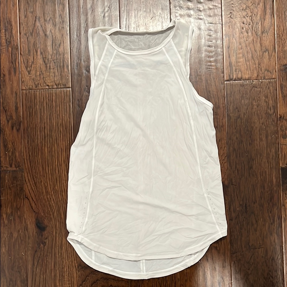 White Sleeveless Women's Top